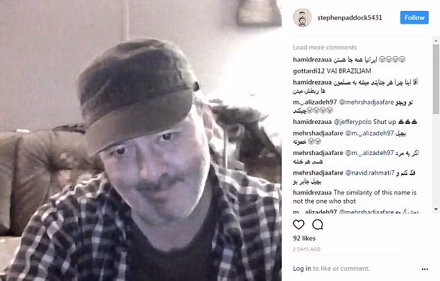 Trang Instagram của Stephen Paddock "Canada" nhận "gạch đá" từ mọi nơi trên trái đất với lý do hết sức lãng xẹt