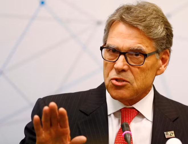 Bộ trưởng Năng lượng Mỹ Rick Perry. Ảnh Reuters.