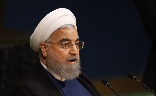Tổng thống Iran Hassan Rouhani . Ảnh Reuters