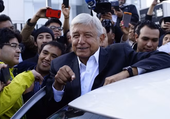Ông Lopez Obrador. Ảnh Reuters