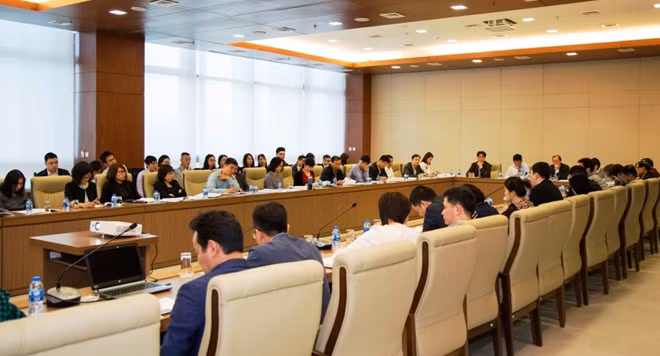 Tham dự cuộc họp có đông đủ đại diện các cơ quan tham gia Tiểu ban Nội dung cũng như các chuyên gia trong Nhóm cố vấn...