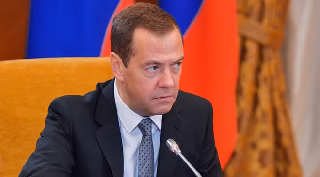 Thủ tướng Nga Dmitry Medvedev. Ảnh Sputnik