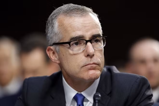 Cựu quyền giám đốc FBI Andrew McCabe. Ảnh Getty Images