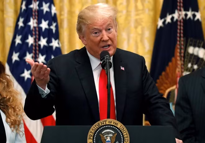 Tổng thống Mỹ Donald Trump. Ảnh Reuters.