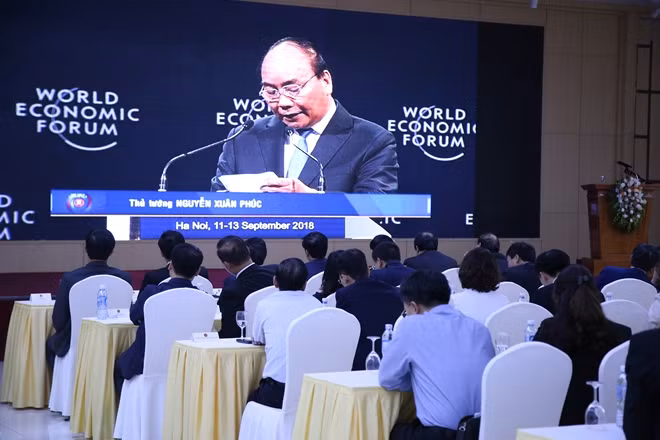 Hội nghị nhìn lại những hình ảnh của WEF ASEAN 2018.