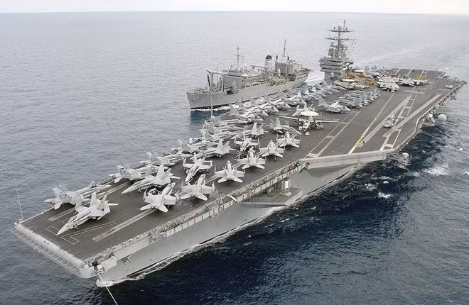 Tàu sân bay USS Harry S.Truman. Ảnh Wiki