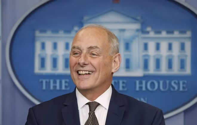Chánh văn phòng Nhà Trắng John Kelly. Ảnh Reuters