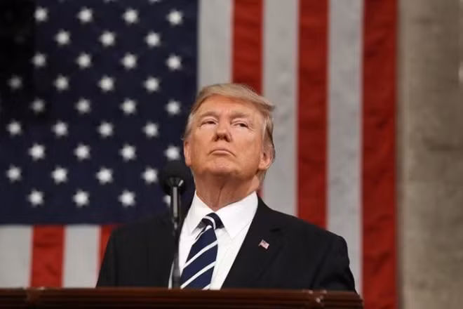 Tổng thống Mỹ Donald Trump. Ảnh Reuters