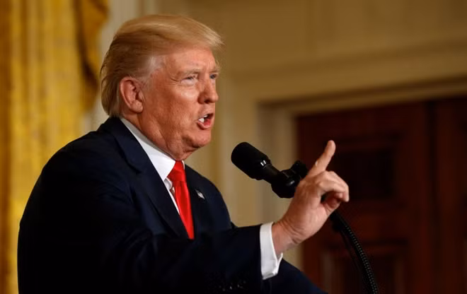 Tổng thống Mỹ Donald Trump. Ảnh Reuters