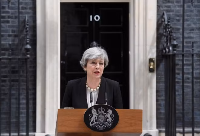 Thủ tướng Anh Theresa May. Ảnh Reuters