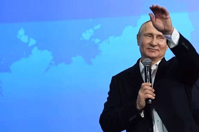Tổng thống Nga Vladimir Putin tái đắc cử nhiệm kỳ thứ 4. Ảnh Getty Images