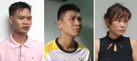 Từ trái qua phải: Nguyễn Tuấn Vũ, Nguyễn Văn Quân, Nguyễn Thị Lan.