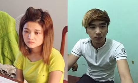 Đối tượng Diễm và Tuấn.