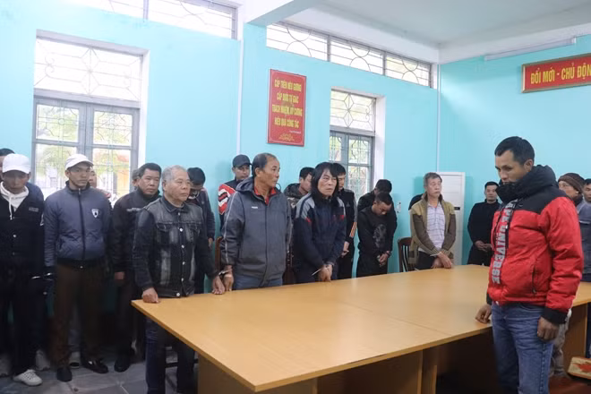 Các đối tượng tại Cơ quan Công an