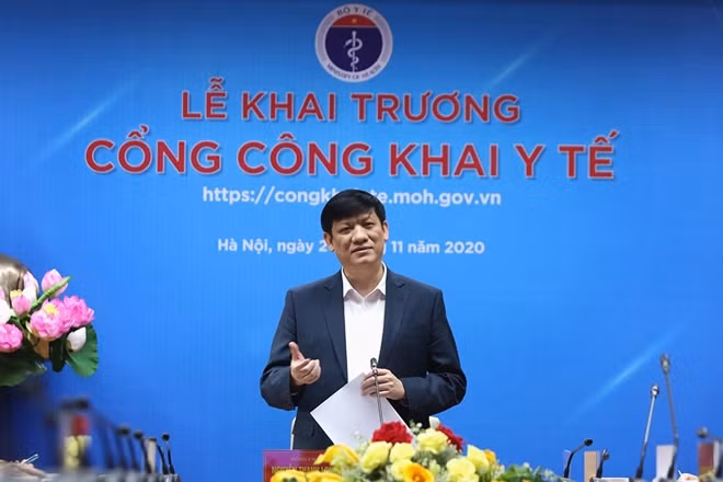 Bộ trưởng Bộ Y tế Nguyễn Thanh Long phát biểu tại Lễ khai trương