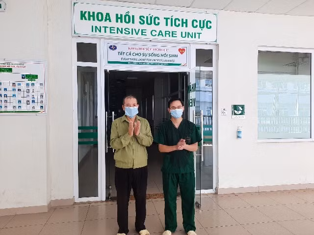 BN812 từng phải thở máy đã được công bố khỏi bệnh vào chiều 1/9