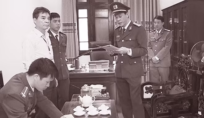 Bị can Trương Tuấn Dũng thời điểm mới bị bắt.