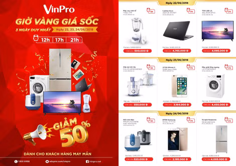 Nhiều sản phẩm được giảm giá hấp dẫn trong chương trình Nhiều sản phẩm được giảm giá hấp dẫn trong chương trình