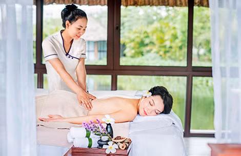 Nghỉ ngơi không lo nghĩ là tiêu chí Vinpearl Resort & Hotel mang đến cho khách hàng với gói dịch vụ “tất cả trong một”theo chuẩn 5 sao quốc tế từ phòng nghỉ, ẩm thực, vui chơi giải trí, spa thư giãn.