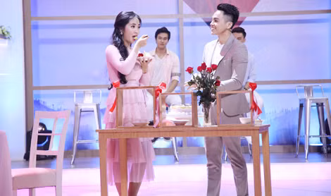 Một cặp đôi trong "Khúc hát se duyên".