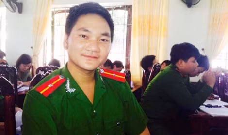 Thượng úy Lưu Minh Thức đã ngã xuống khi tuổi đời còn trẻ.