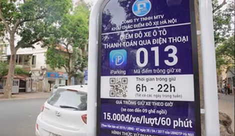 Triển khai ứng dụng đỗ xe thông minh trên 9 quận nội thành Hà Nội