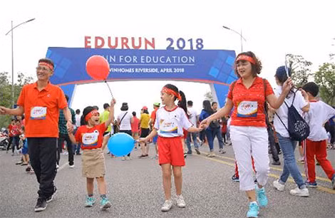 Không chỉ trở thành một sự kiện vì cộng đồng, Edurun còn là dịp để gia đình cùng gắn kết tình cảm.
