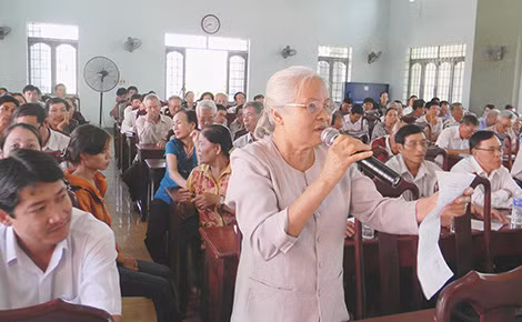 Đối thoại trực tiếp với nhân dân - Chìa khóa thành công trong công tác dân vận.