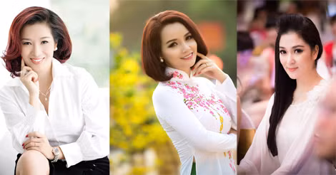 Hoa khôi thể thao Thu Hương, diễn viên Mai Thu Huyền, hoa hậu Nguyễn Thị Huyền.