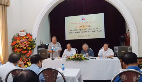 Hội thảo “Nhà viết kịch Lưu Quang Vũ với sân khấu đương đại Việt Nam” thu hút sự quan tâm của đông đảo những người yêu sân khấu. Hội thảo “Nhà viết kịch Lưu Quang Vũ với sân khấu đương đại Việt Nam” thu hút sự quan tâm của đông đảo những người yêu sân khấu.