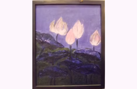 Tranh của nhà thơ Giáng Vân