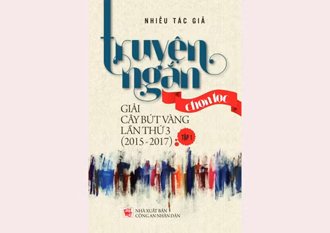 Bìa bộ sách “Truyện ngắn chọn lọc Giải Cây bút vàng lần thứ 3” của NXB Công an nhân dân, 2018.
