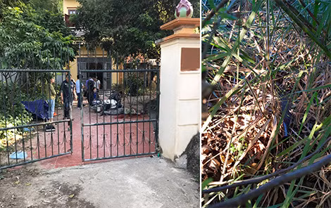 Hiện trường và phương tiện gây án.