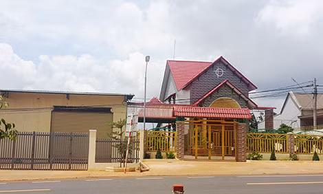 Ngôi nhà của bà Hà.