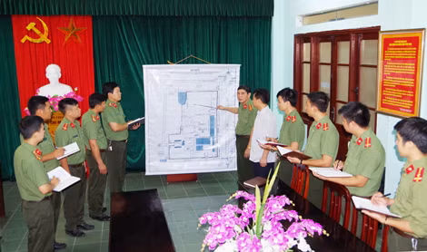 Phòng An ninh đối nội Công an tỉnh Hà Nam triển khai phương án đảm bảo ANTT.