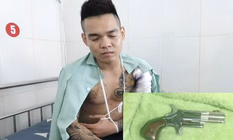 Lê Ngọc Anh và khẩu súng bắn 2 người bị thương
