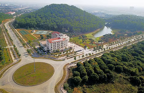 Khu Nhà công vụ ĐHQGHN tại Hòa Lạc.
