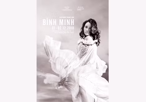 Poster đêm nhạc “Bình Minh” của ca sỹ Thanh Lam. Poster đêm nhạc “Bình Minh” của ca sỹ Thanh Lam.
