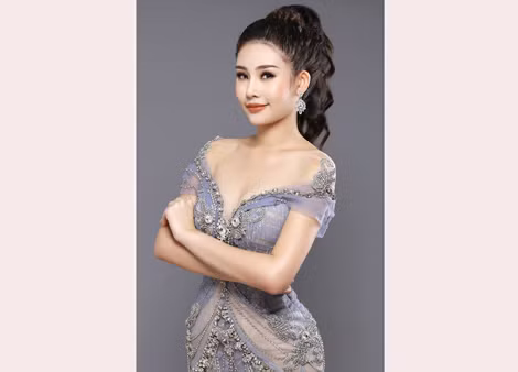 Hoa hậu Đại dương 2017 Lê Âu Ngân Anh.