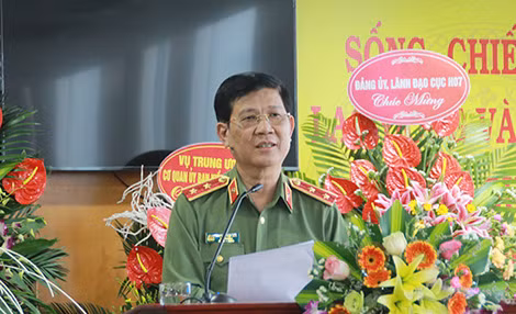 Thứ trưởng Nguyễn Văn Sơn phát biểu tại Lễ gặp mặt. Thứ trưởng Nguyễn Văn Sơn phát biểu tại Lễ gặp mặt.