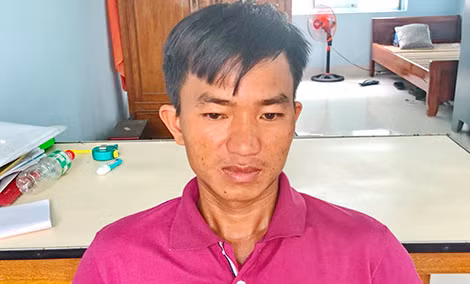Hung thủ Phạm Thành Công sau khi bị Cơ quan CSĐT Công an tỉnh Khánh Hòa tạm giữ hình sự.