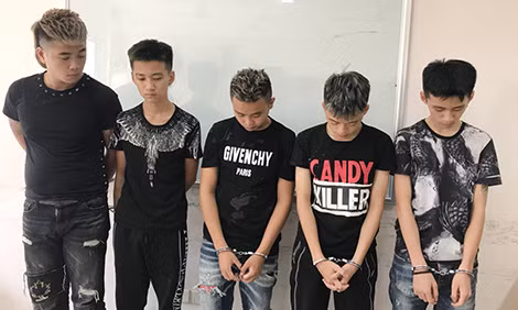 Các đối tượng trong vụ án.