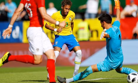 Neymar và các đồng đội đang trình diễn một bộ mặt đầy hi vọng trên hành trình chinh phục cúp vàng World Cup 2018.