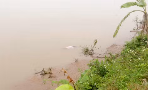 Khu vực người dân phát hiện thi thể nạn nhân. Khu vực người dân phát hiện thi thể nạn nhân.