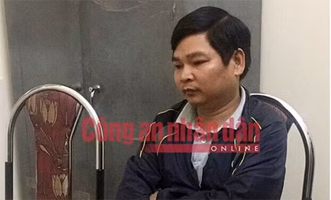Ðối tượng Lê Tuấn Anh tại cơ quan Công an
