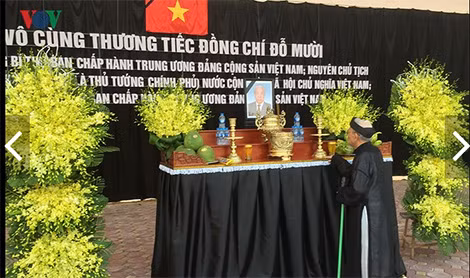 Ông Trần Văn Quảng ở thôn 1, xã Đông Mỹ, xúc động tiếc thương nguyên Tổng Bí thư Đỗ Mười.