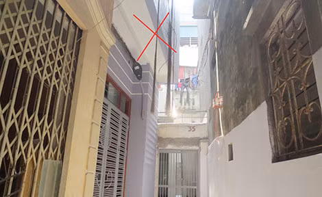 Sớm xử lý dứt điểm những vi phạm liên quan đến công trình (dấu X) trong ngõ 61 Nguyễn Đức Cảnh.