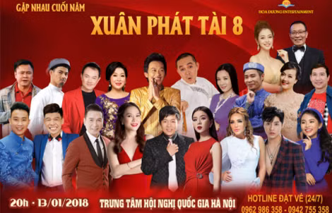 Poster quảng cáo chương trình "Xuân phát tài 8".
