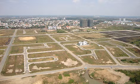 Một phân khu trong khu đô thị mới Thủ Thiêm.