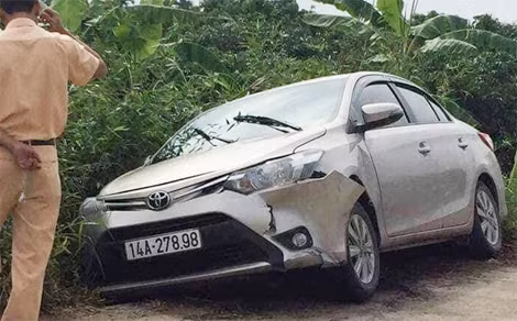 Chiếc xe của nạn nhân.